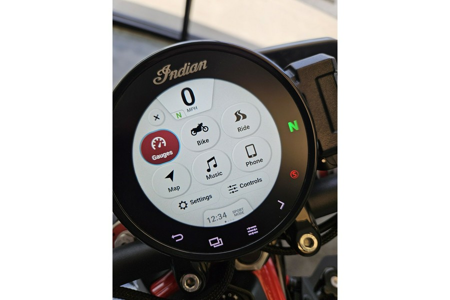 2024 FTR SPORT, STORM GRAY / RED, 49ST - Indian Motorcycle