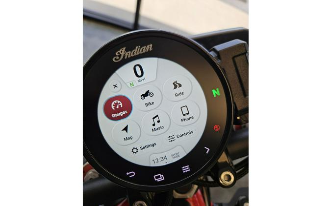 2024 FTR SPORT, STORM GRAY / RED, 49ST - Indian Motorcycle