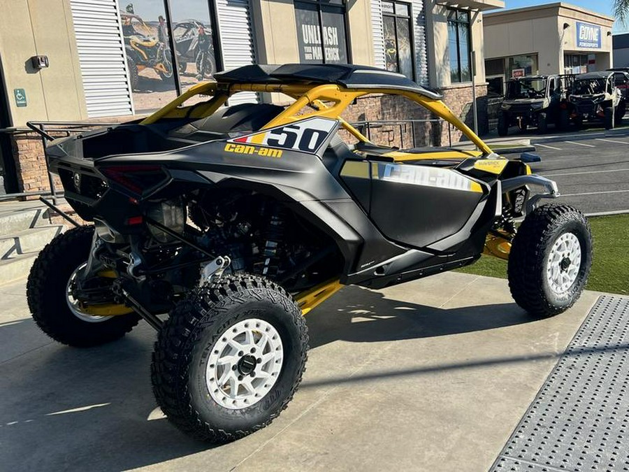 2024 Can-Am® Maverick R X RS with Smart-Shox Carbon Black & Neo Yellow