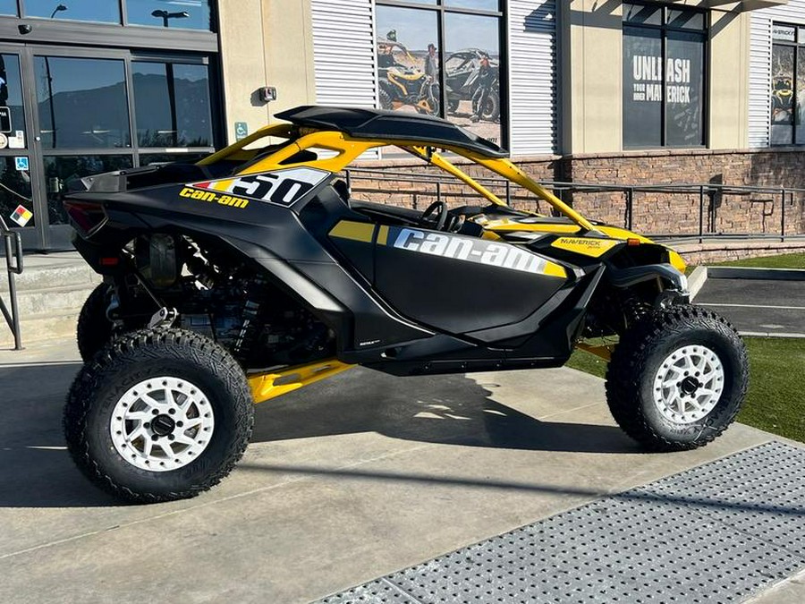 2024 Can-Am® Maverick R X RS with Smart-Shox Carbon Black & Neo Yellow