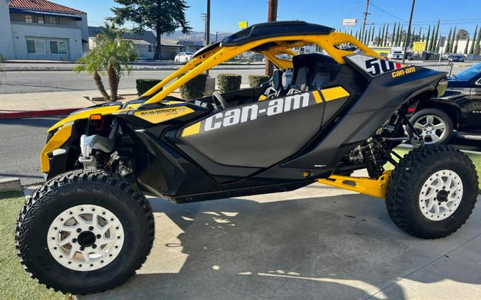 2024 Can-Am® Maverick R X RS with Smart-Shox Carbon Black & Neo Yellow