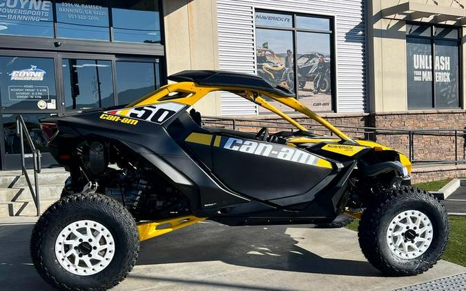 2024 Can-Am® Maverick R X RS with Smart-Shox Carbon Black & Neo Yellow