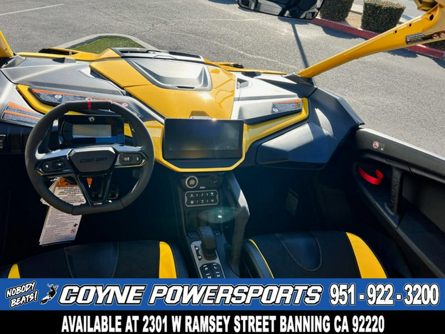 2024 Can-Am® Maverick R X RS with Smart-Shox Carbon Black & Neo Yellow