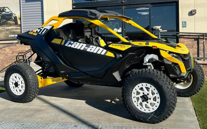 2024 Can-Am® Maverick R X RS with Smart-Shox Carbon Black & Neo Yellow