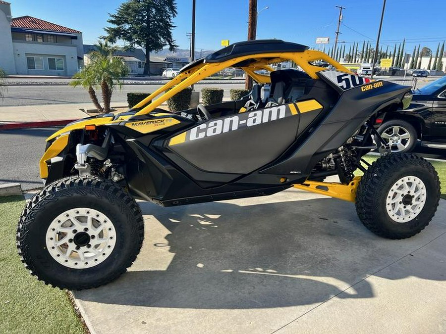 2024 Can-Am® Maverick R X RS with Smart-Shox Carbon Black & Neo Yellow