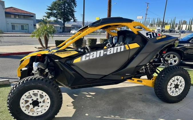 2024 Can-Am® Maverick R X RS with Smart-Shox Carbon Black & Neo Yellow