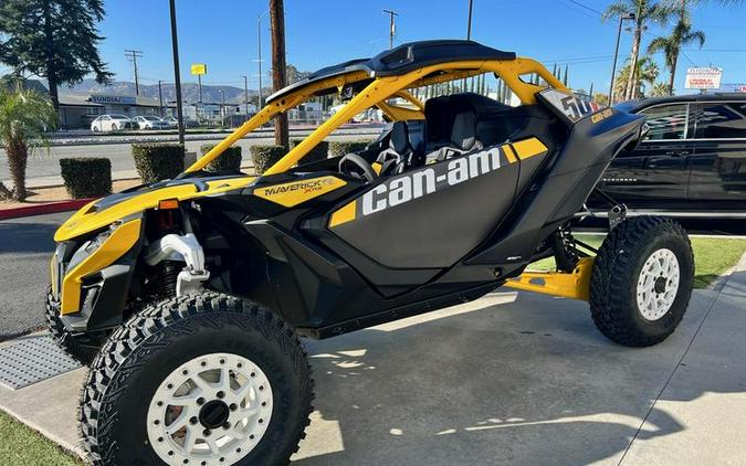 2024 Can-Am® Maverick R X RS with Smart-Shox Carbon Black & Neo Yellow