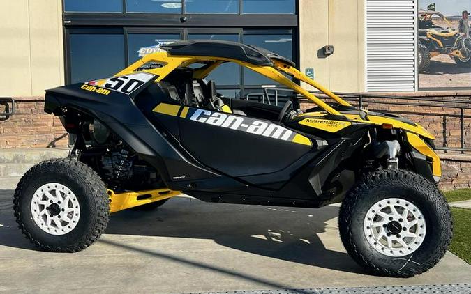 2024 Can-Am® Maverick R X RS with Smart-Shox Carbon Black & Neo Yellow