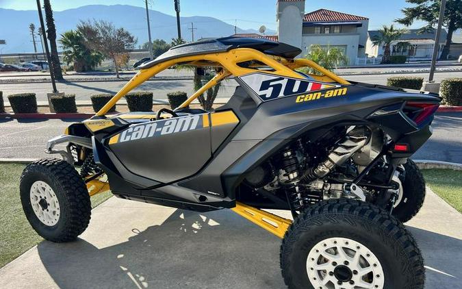 2024 Can-Am® Maverick R X RS with Smart-Shox Carbon Black & Neo Yellow