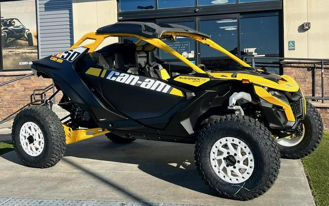 2024 Can-Am® Maverick R X RS with Smart-Shox Carbon Black & Neo Yellow