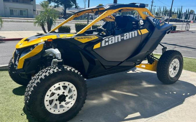 2024 Can-Am® Maverick R X RS with Smart-Shox Carbon Black & Neo Yellow