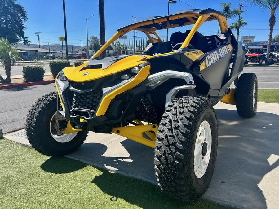 2024 Can-Am® Maverick R X RS with Smart-Shox Carbon Black & Neo Yellow