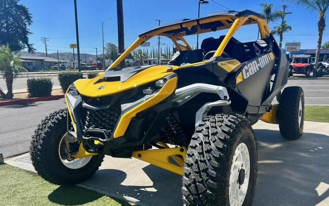 2024 Can-Am® Maverick R X RS with Smart-Shox Carbon Black & Neo Yellow