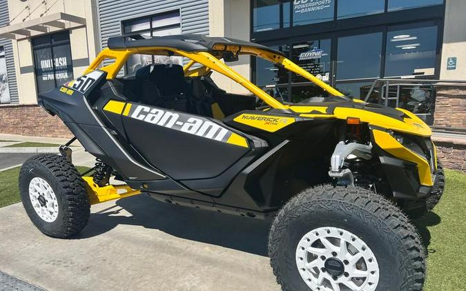 2024 Can-Am® Maverick R X RS with Smart-Shox Carbon Black & Neo Yellow