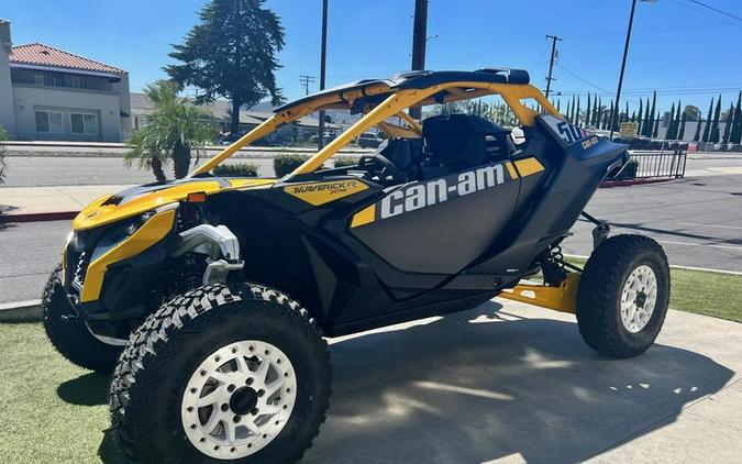 2024 Can-Am® Maverick R X RS with Smart-Shox Carbon Black & Neo Yellow