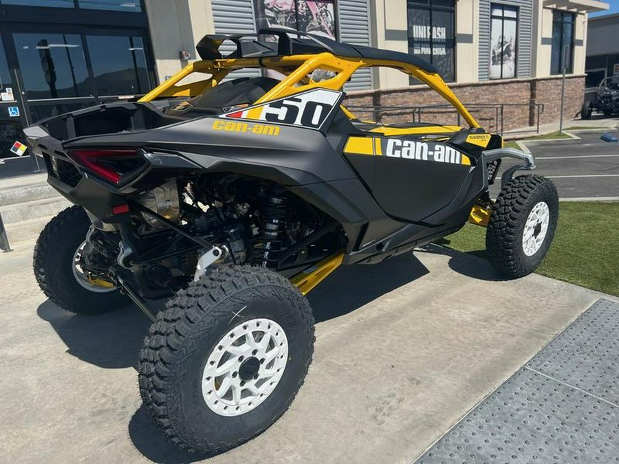 2024 Can-Am® Maverick R X RS with Smart-Shox Carbon Black & Neo Yellow