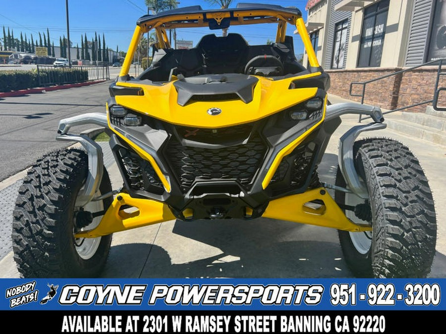 2024 Can-Am® Maverick R X RS with Smart-Shox Carbon Black & Neo Yellow