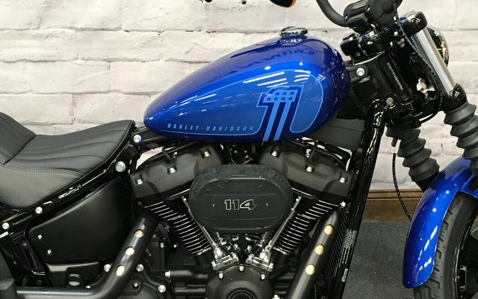 2024 Harley-Davidson Street Bob 114 Blue Burst FXBBS