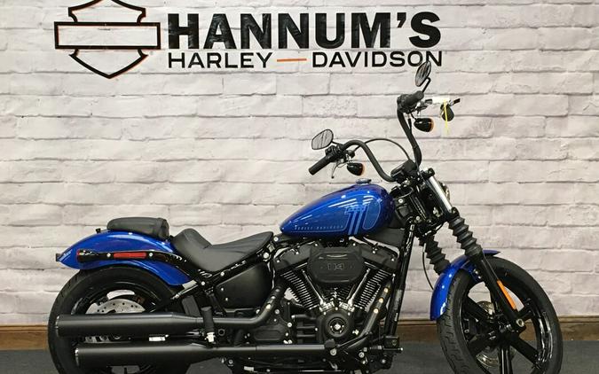 2024 Harley-Davidson Street Bob 114 Blue Burst FXBBS