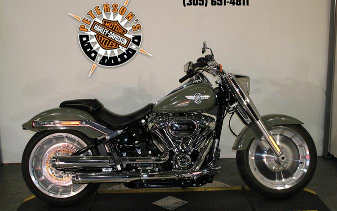 Used 2021 Harley-Davidson Fat Boy 114 Cruiser Motorcycle For Sale In Miami, Florida