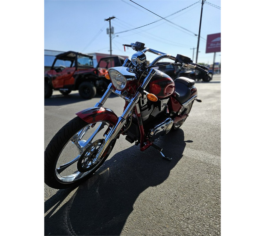 2008 Victory Motorcycles JACKPOT,49ST,BLACK/SUNSET RED W/ X,PR Jackpot™