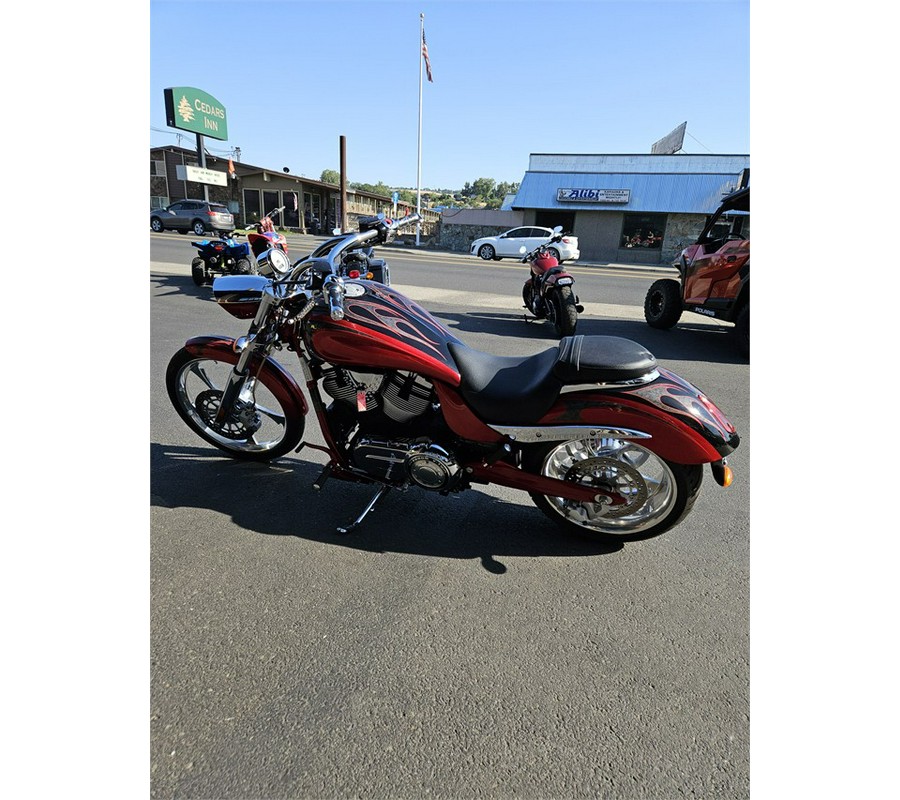 2008 Victory Motorcycles JACKPOT,49ST,BLACK/SUNSET RED W/ X,PR Jackpot™