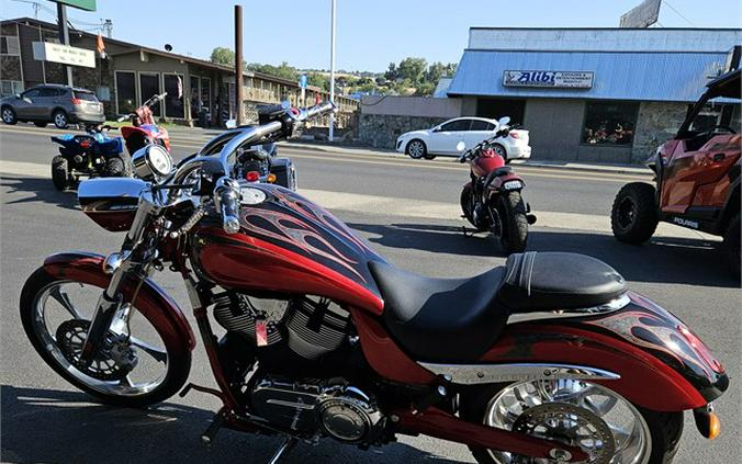 2008 Victory Motorcycles JACKPOT,49ST,BLACK/SUNSET RED W/ X,PR Jackpot™