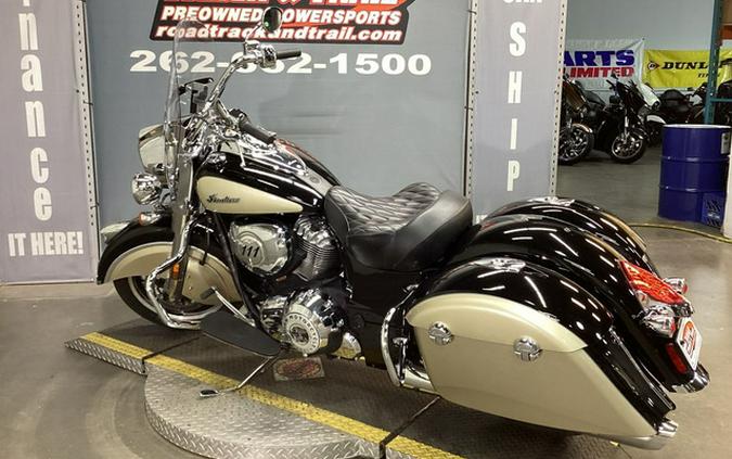 2021 Indian Springfield Thunder Black/Dirt Track Tan
