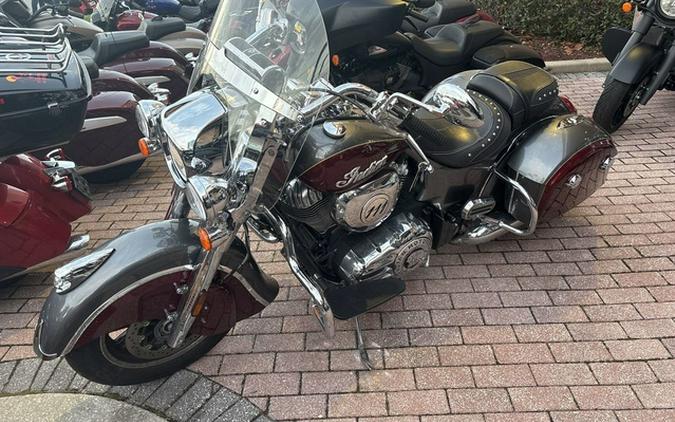 2019 Indian Springfield Steel Gray Burgundy Metallic