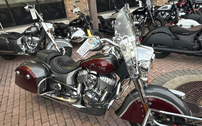 2019 Indian Springfield Steel Gray Burgundy Metallic
