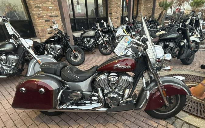 2019 Indian Springfield Steel Gray Burgundy Metallic
