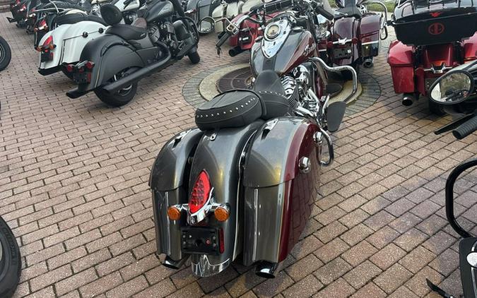 2019 Indian Springfield Steel Gray Burgundy Metallic