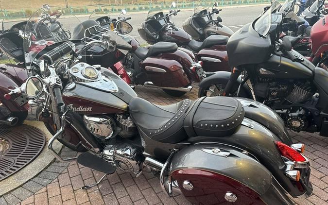 2019 Indian Springfield Steel Gray Burgundy Metallic