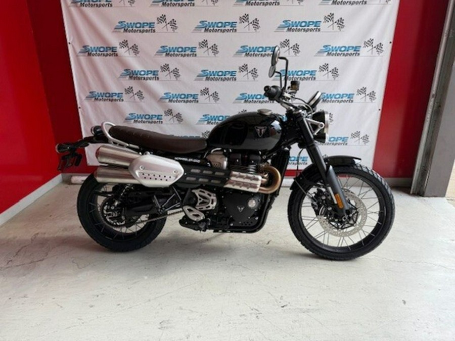 2024 Triumph Scrambler 1200 X Sapphire Black