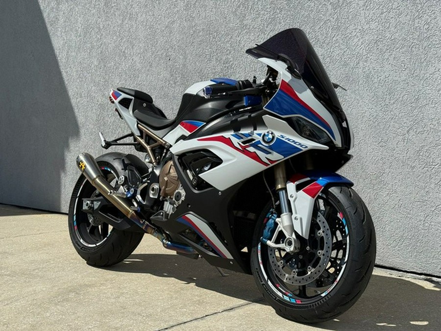 2022 BMW S 1000 RR Light White Racing Blue Racing Red