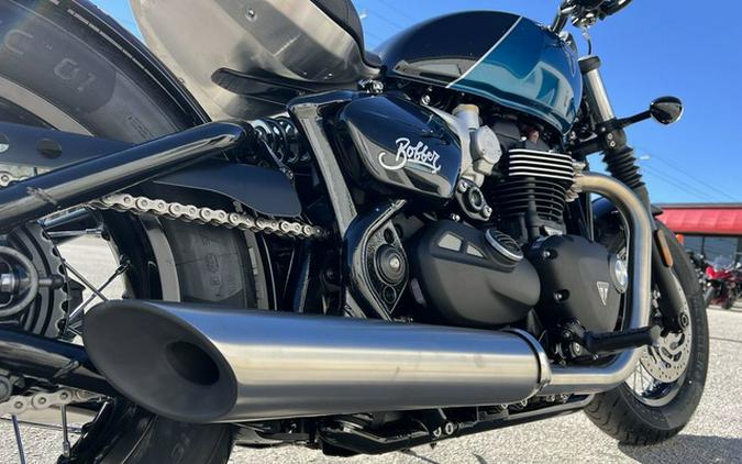 2026 Triumph Bonneville Bobber Interstellar Blue