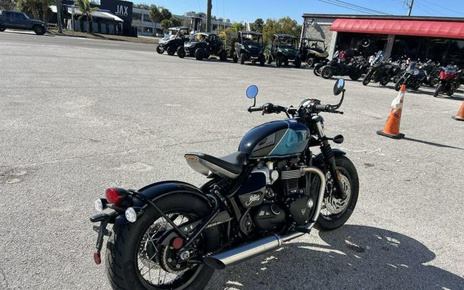 2026 Triumph Bonneville Bobber Interstellar Blue