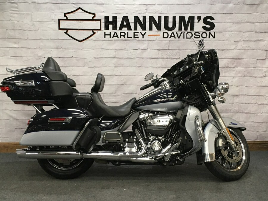 2019 Harley-Davidson Ultra Limited Two-Tone Midnight Pearl/Brilliant Silver Pearl FLHTK