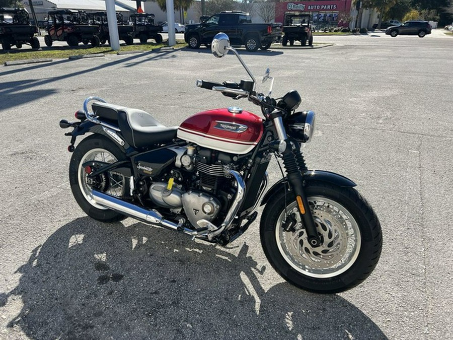 2026 Triumph Bonneville Speedmaster Carnival red