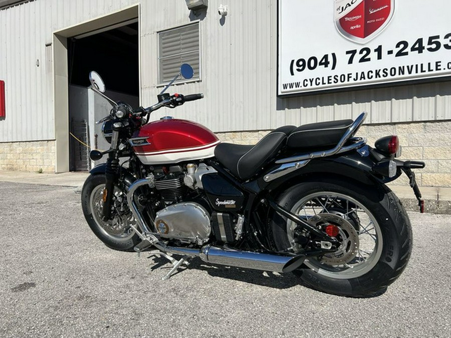2026 Triumph Bonneville Speedmaster Carnival red