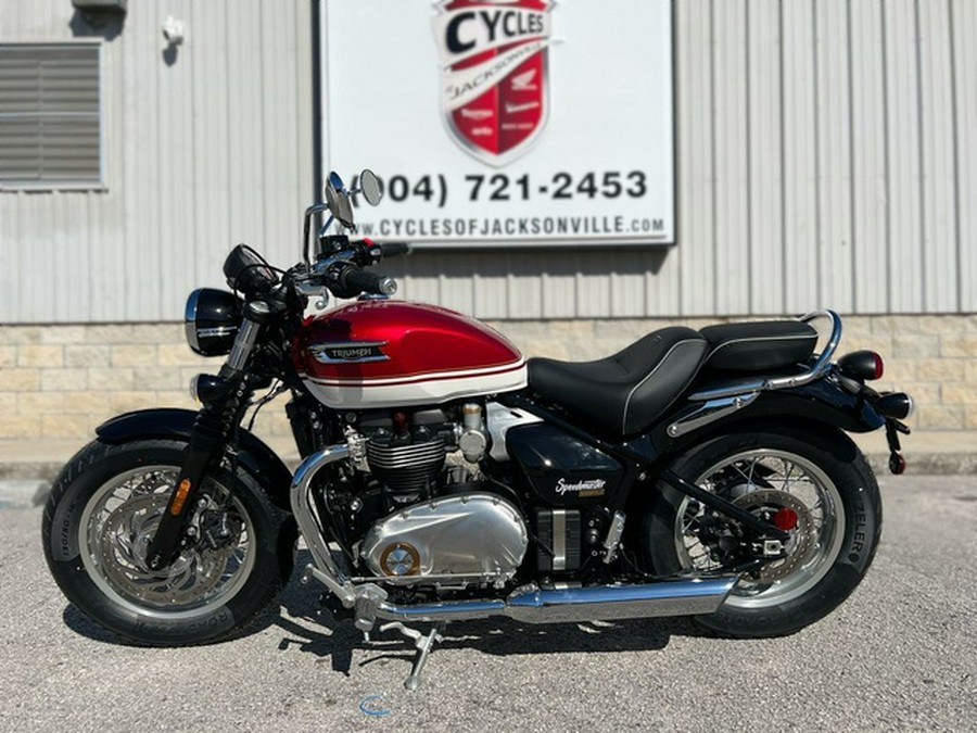 2026 Triumph Bonneville Speedmaster Carnival red