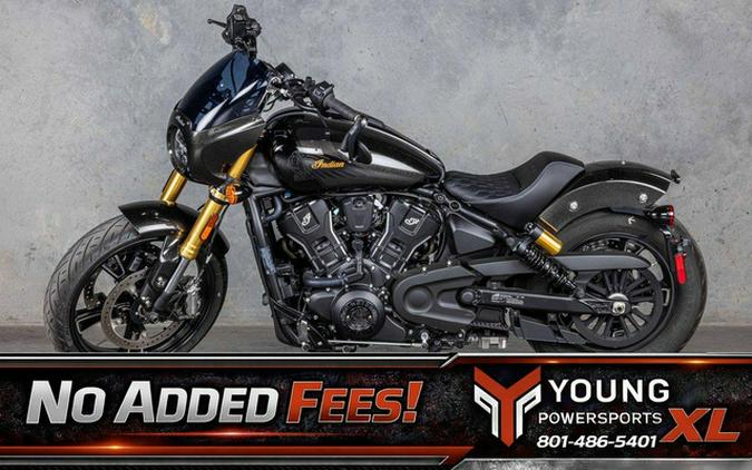 2026 Indian 101 Scout Black Crystal with Super Graphite