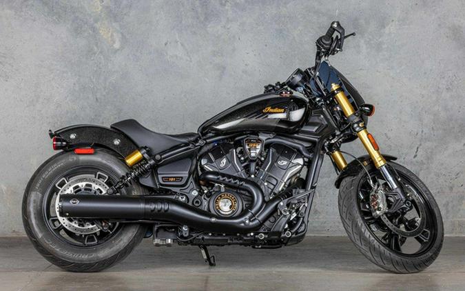 2026 Indian 101 Scout Black Crystal with Super Graphite