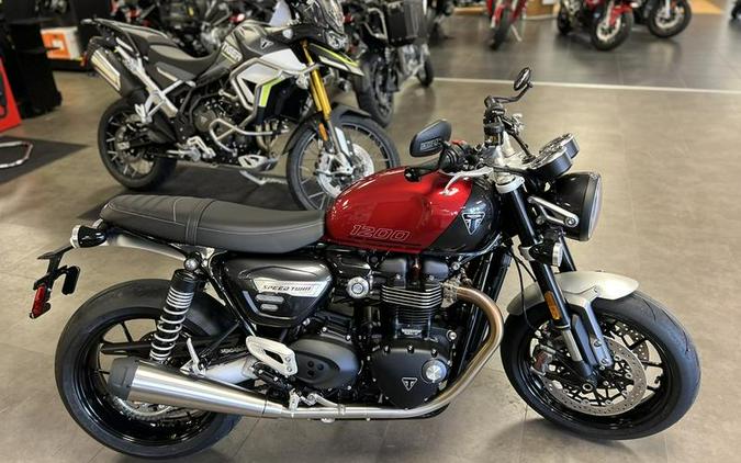 2024 Triumph Speed Twin Carnival Red