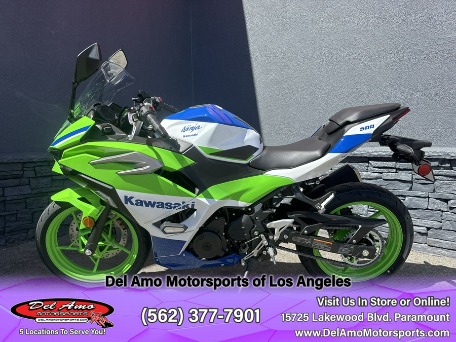 2024 Kawasaki NINJA 500 SE 40TH ANNIVERSARY EDITION