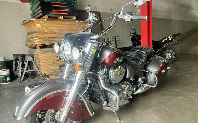 2019 Indian Motorcycle® Springfield® Steel Gray / Burgundy Metallic