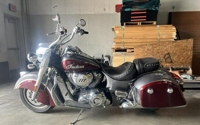 2019 Indian Motorcycle® Springfield® Steel Gray / Burgundy Metallic