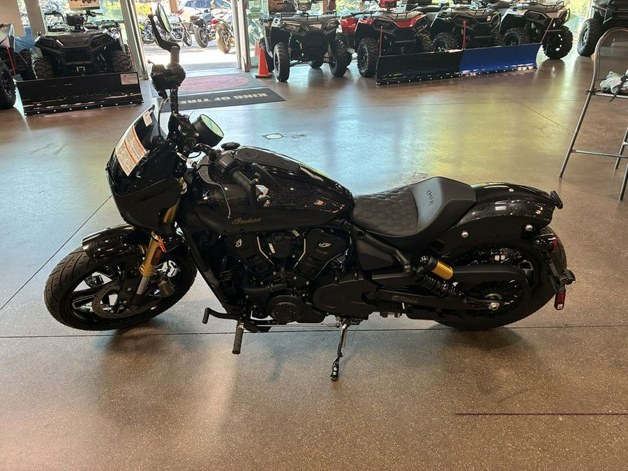 2026 Indian Motorcycle® 101 Scout® Black Crystal with Super Graphite