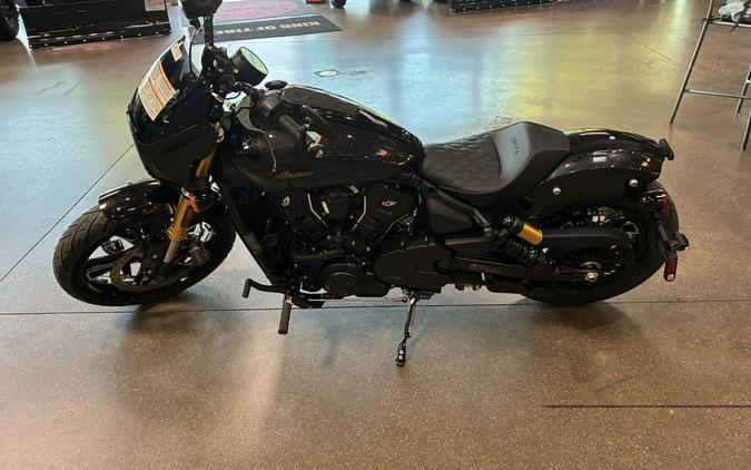 2026 Indian Motorcycle® 101 Scout® Black Crystal with Super Graphite