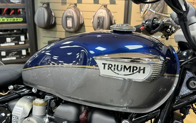 2024 Triumph Bonneville Speedmaster Pacific Blue/Silver Ice